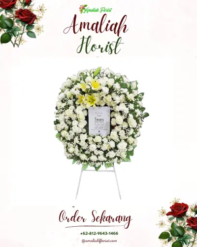 Krans Bunga Duka Cita di Kedungringin
